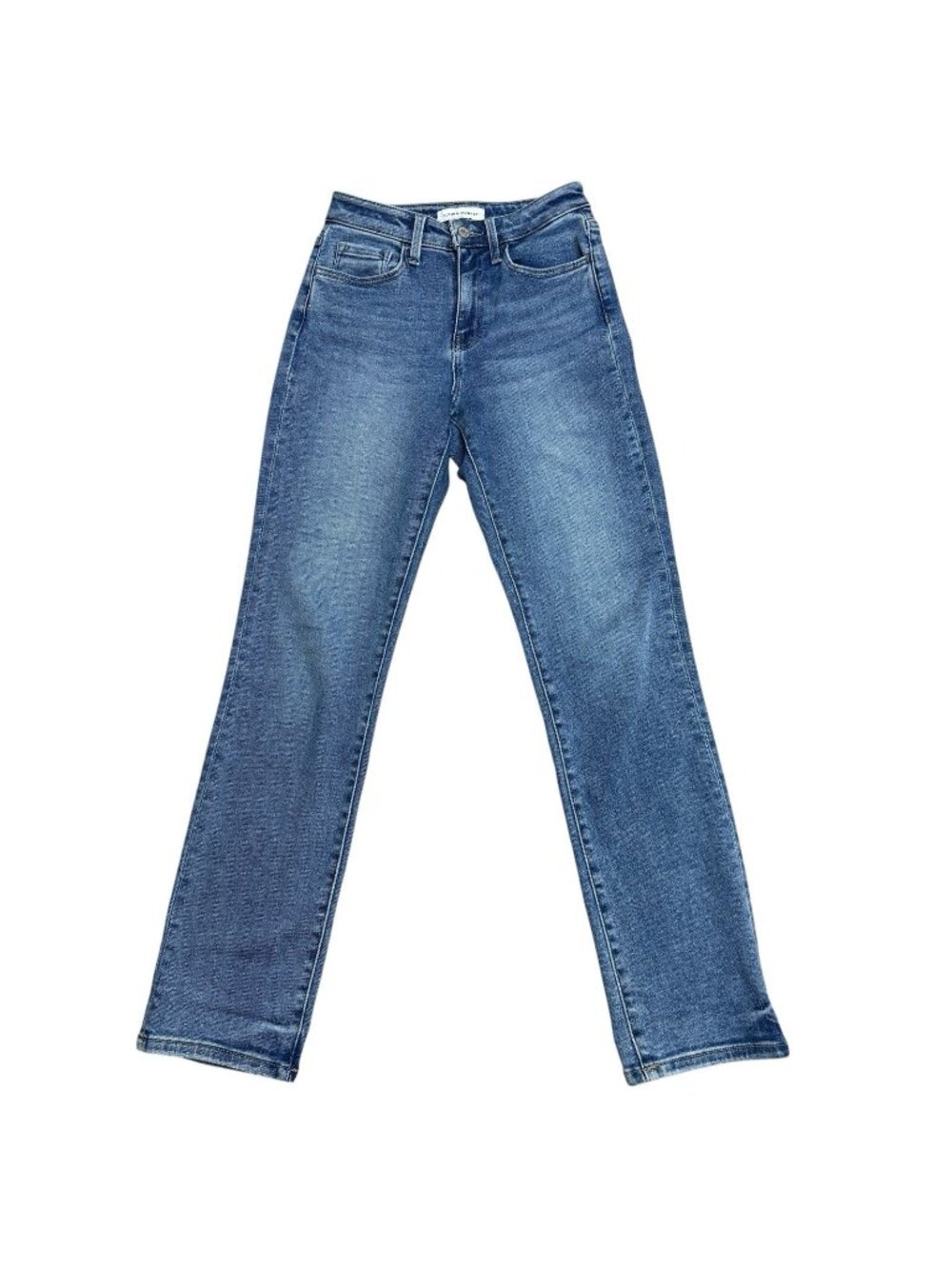 FLYING MONKEY JEANS HIGH RISE STRAIGHT F5383 SIZE 26 STRETCH CLASSIC ILLUMINATE - Picture 1 of 10